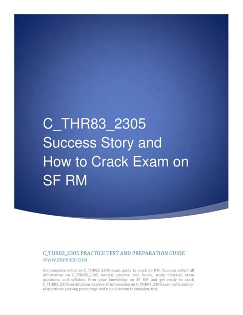 100% C-THR83-2105 Exam Coverage